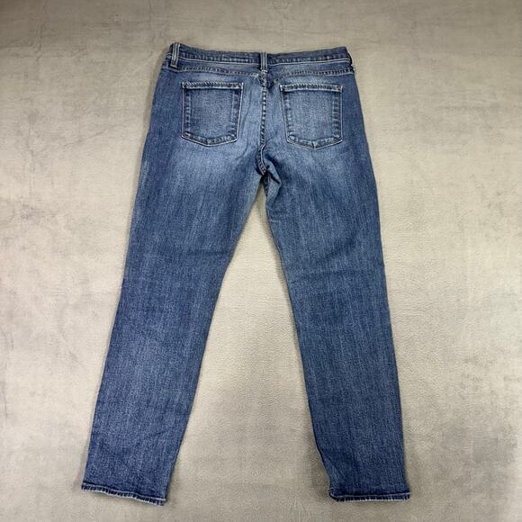 Pistola Jeans Women Blue Distressed Straight Denim Stretchy made In U.S.A 28 - Picture 4 of 9